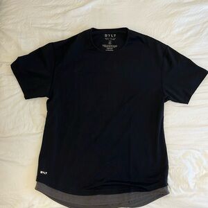 BYLT Black Men's XL Drop Cut Shirt